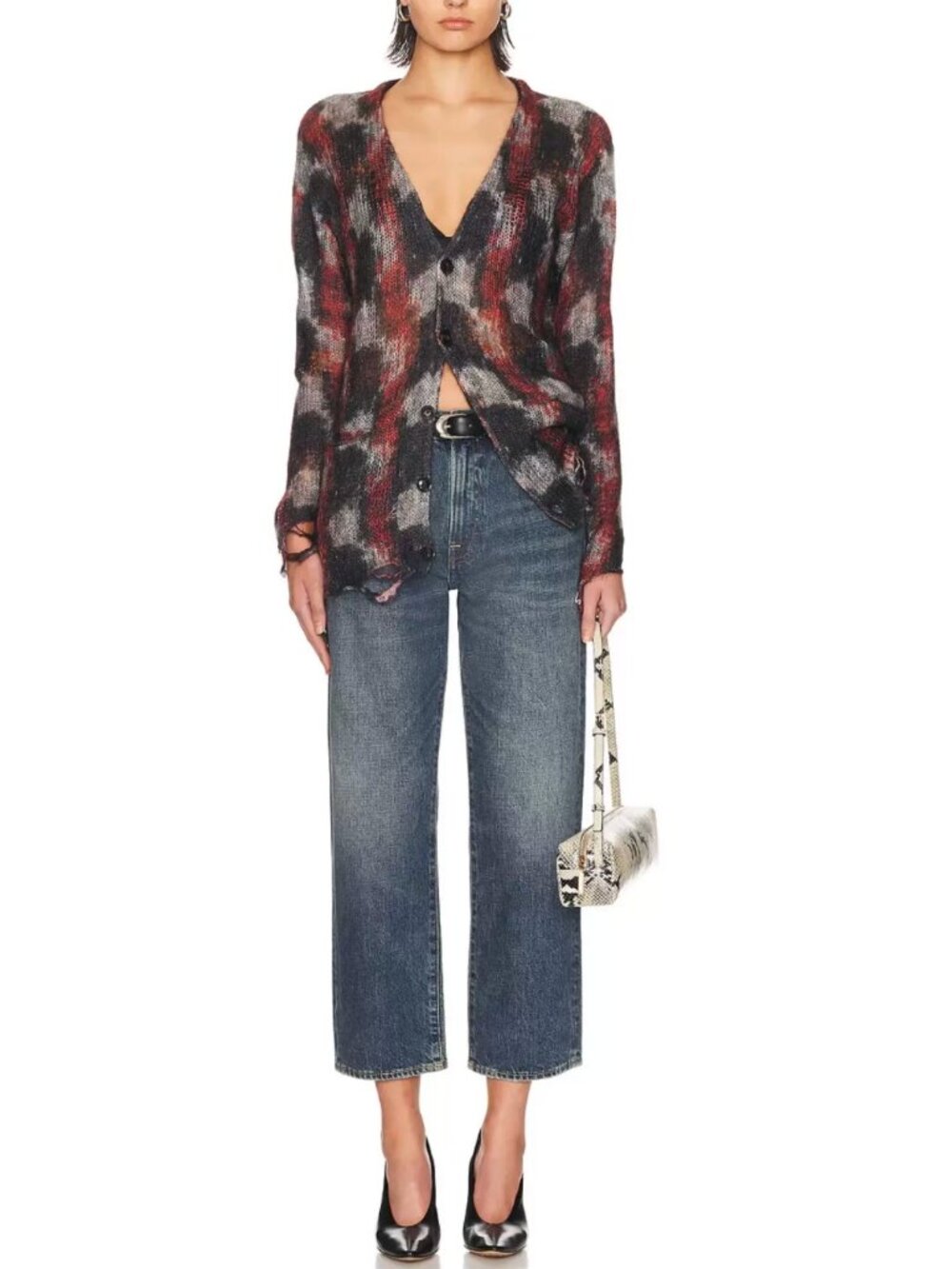 NWT R13 BF Baggy Leg - Renegade Blue 23/24/26 Jeans Denim